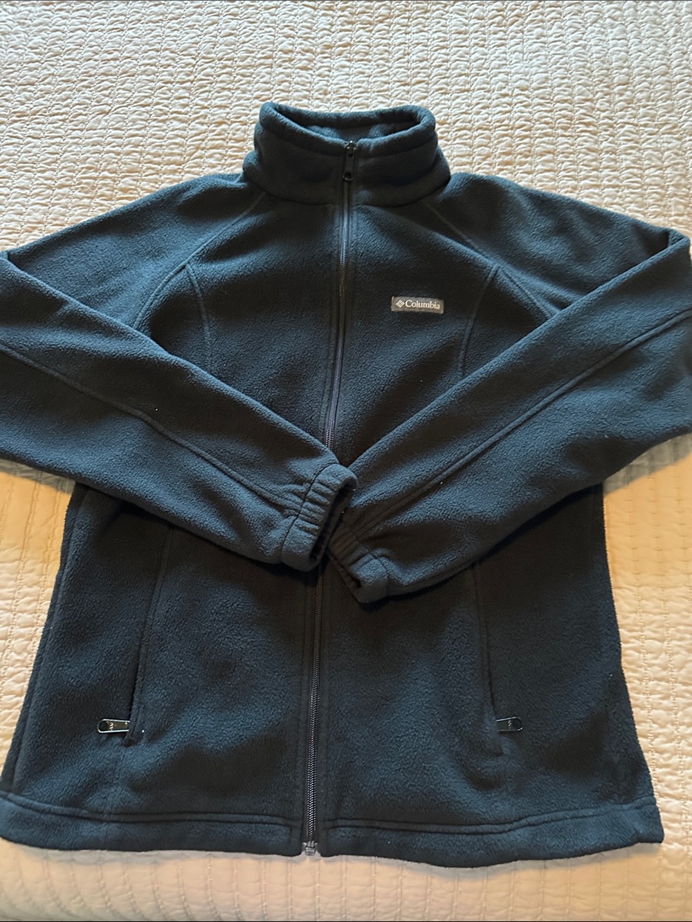 Columbia Women's Charcoal Full-Zip Fleece Jacket
